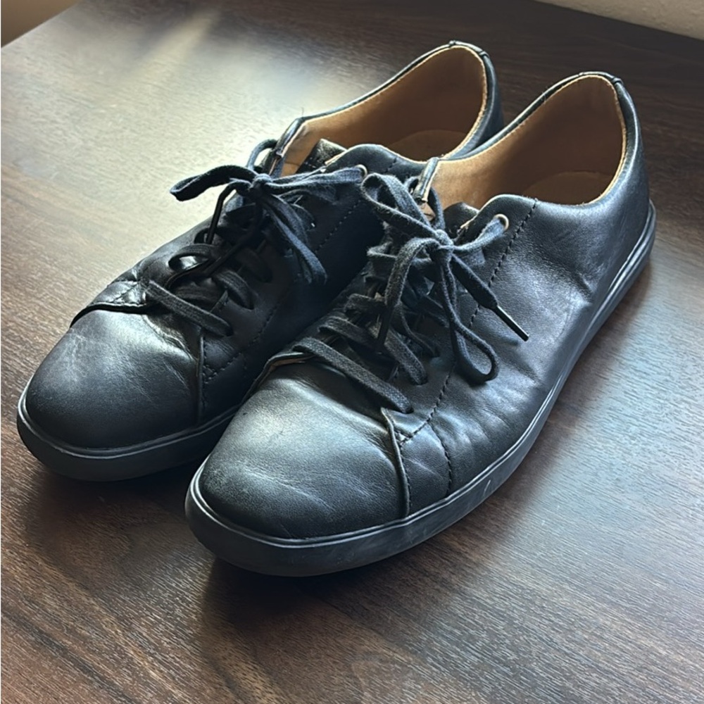 Black Leather Men's Shoes